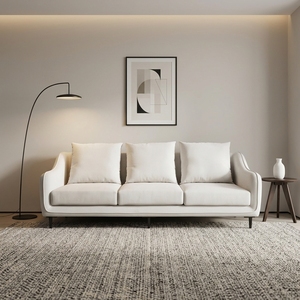Juego de Sofás Contemporáneo Minimalista de 3 Plazas + 1 Plaza Individual para Sala de Estar, Precio Económico para Apartamento/Proyecto Hotelero, Uso Doméstico - Product Image 4