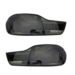 Nouvel ensemble de feux arrière LED clairs 6000K 12V pour BMW Série 4 M4 (F32/F82/F33/F83/F36) avec effet écailles de dragon et fonction clignotant et frein - Product Image 3