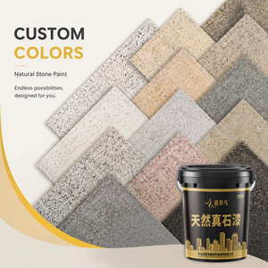 Peinture en pierre véritable conçue sur mesure avec couleurs <span class=keywords><strong>RAL</strong></span> réfléchissantes thermiquement pour revêtement mural extérieur - Product Image 5