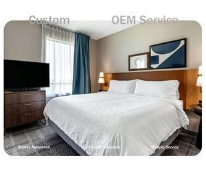 Letti per <span class=keywords><strong>Hotel</strong></span> OEM in Quercia Massiccia Multistrato, Ecologici, Robusti e Resistenti alla Pressione, Servizio Completo per Arredamento Camera da <span class=keywords><strong>Letto</strong></span> - Product Image 1