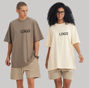 T-shirt personnalisé en coton avec logo, impression 3D en relief, broderie, surdimensionné, fabriqué sur mesure - Product Image 1