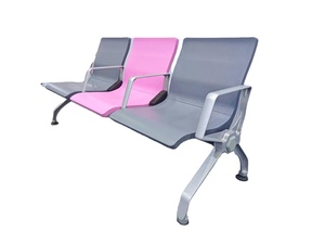 Divano con Chaise Longue <span class=keywords><strong>e</strong></span> Contenitore Foshan Furniture, Sedie d'Attesa in Acciaio per Clinica Dentale, Sedia per Visitatori a <span class=keywords><strong>3</strong></span> Posti, 5 Persone - Product Image 1
