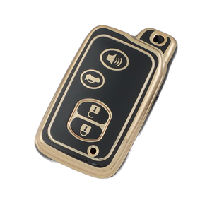 Housse de clé de voiture en TPU pour <span class=keywords><strong>Toyota</strong></span> <span class=keywords><strong>Avensis</strong></span> Land Cruiser Prado 150 étui à clés en plastique accessoire porte-clés fonction de protection étui à clés - Product Image 3