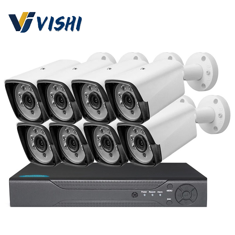 Vishi CCTV Surveillance <strong>Camera</strong> Kit 2MP 5MP 8CH HD AHD Analog <strong>DVR</strong> <strong>System</strong> Indoor Outdoor Home <strong>Security</strong> Monitoring Set Wholesale
