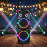 Speaker LED Luar Ruangan Super Keren Berdaya Tinggi untuk Tarian Persegi, Speaker Berkualitas Tinggi dengan Baterai 4.1 3000-5000mAh dan Remote Control