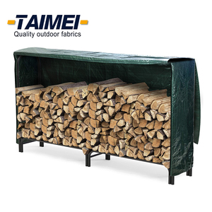 Housse de protection pour bûches de <span class=keywords><strong>bois</strong></span> de <span class=keywords><strong>chauffage</strong></span>, style classique, taille personnalisable, imperméable, toutes saisons, pour stockage extérieur (Taimei TM-FC4587) - Product Image 3