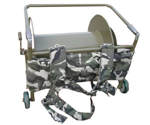 Cơ giới có thể thu vào sợi trống/spool giỏ hàng manpack Ba lô 1500m/1000M Cáp Reel - Product Image 3