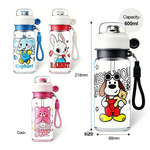 Nuova Tazza Termica Portatile con Manico e Cinghia, Design Animale Cartone Animato, Antigoccia, Riutilizzabile, per Studenti e Ufficio - Product Image 6