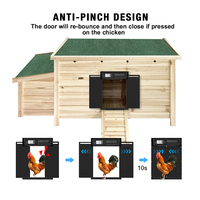 Puerta Metálica para Mascotas (Gatos y Perros) con Apertura Automática/Manual, Función de Reinicio de Tiempo, Diseño Moderno y Control Remoto