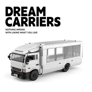 PB8837 Camión con Remolque Cerrado, Modelo a Escala 1:32, Bloques <span class=keywords><strong>de</strong></span> Construcción <span class=keywords><strong>de</strong></span> Coche Deportivo, Kits MOC, Ladrillos <span class=keywords><strong>para</strong></span> Armar, Juguetes, Regalo <span class=keywords><strong>de</strong></span> Navidad - Product Image 1