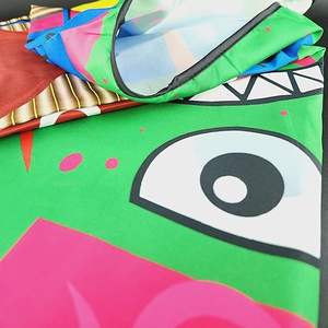 Patrón de impresión Digital personalizado de alta calidad, lavable, impermeable, corte de pelo, salón de estilismo, capa de peluquero, vestido <span class=keywords><strong>Corver</strong></span> - Product Image 3