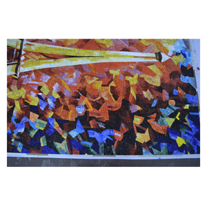 ZF Tùy Chỉnh Tháp <span class=keywords><strong>Eiffel</strong></span> Câu Đố 10*10*4Mm Đá Đầy Màu Sắc Ngọc Thủy Tinh Khảm Gạch Tay Cắt Tháp <span class=keywords><strong>Eiffel</strong></span> Tranh Trang Trí Tường - Product Image 4