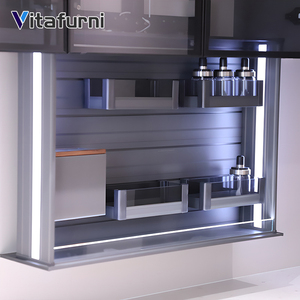 Hệ thống nâng hạ thông minh hiện đại Vitafurni, tủ bếp bằng nhôm điện, giỏ kéo nâng hạ, phụ kiện nội thất - Product Image 1
