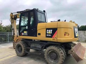 Excavadora de Ruedas Original M313D Cat M312 M315 M318 M320 de Segunda Mano Usada, Excavadora Mediana Caterpillar M315D2 Japonesa en Venta - Product Image 6