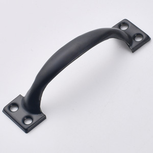 Tirador de cajón de hierro estilo chino 99mm Negro Bronce Antiguo Plata Blanco Dorado Bronce Rojizo Recubrimiento Duradero - Product Image 3