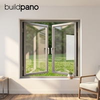 Ventana Abatible de Aluminio con Doble Vidrio Templado, Triple Acristalamiento, Insonorizada, para Cocina, Entrada o como Pantalla