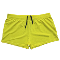 Shorts de sport en coton à cordon de serrage pour hommes Muscle Alive pour la salle de sport et l'entraînement de musculation, lot de 5 pièces - Noir/Bleu/Gris/Jaune/Blanc