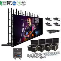 Écran LED modulaire d'extérieur OEM RGB 7680Hz en aluminium moulé sous pression P2.6 P2.9 P3.9 pour location, mur vidéo pour scène, événements et publicité