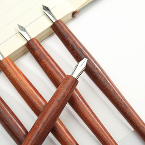 Kit de stylos à tremper, outils de <span class=keywords><strong>calligraphie</strong></span> en bois de rose, <span class=keywords><strong>stylo</strong></span> fontaine à pointes parallèle classiques, ensemble de stylos de <span class=keywords><strong>calligraphie</strong></span> <span class=keywords><strong>arabe</strong></span> anciens - Product Image 2