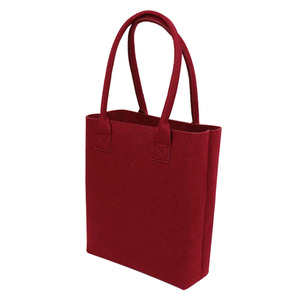 Borsa Shopping in Feltro di <span class=keywords><strong>Lana</strong></span> Grigia, Creativa Borsa a Mano da Donna, Borsa Casual a Spalla, Design Quadrato di Tendenza - Product Image 3