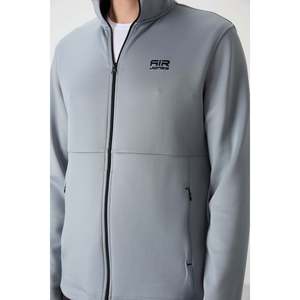 Ensemble de survêtement en tissu scuba gris et noir pour homme Air Jones - Vêtements de sport confortables, ensemble de jogging avec modèle 85199 - Product Image 5