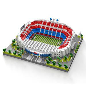 Juguete Educativo Moderno, DIY, Plástico ABS, Estructura de Tribuna Multicapa, Reconstrucción de Escenas, Modelo de <span class=keywords><strong>Campo</strong></span> de Fútbol, Set de Construcción - Product Image 6