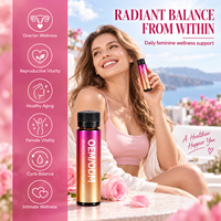 Boisson de peptides ovariens d'esturgeon à marque privée pour femmes, liquide oral nutritionnel personnalisé, supplément de bien-être féminin OEM ODM