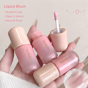 Rubor Líquido Pastel Transparente con Brillo, Resistente al Agua, para Maquillaje de Fiesta, Crea un Atmósfera Seductora, Rubor Puro, Cosméticos OEM ODM - Product Image 1