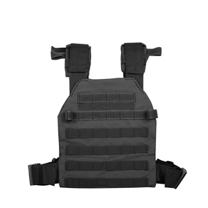 OEM Logo <b>Black</b> Gray Green Flame Retardant Polyester/Nylon Workout Safety Outdoors Training Protection Tactical Vest - Product Image 4