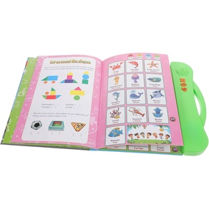 Child Educational Electronic Touch Sound Book <b>Learning</b> <b>Machine</b> E-Book Reader My English Kids 16-Pages Educational Toy - Product Image 1