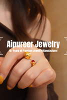 Bague Vintage Noire et Or avec Pierres Précieuses pour Femme, Théière, Cafetière, Lampe Magique d'Aladdin, Œil de Tigre Maléfique, Agate, Pendentif Gland, Bijoux en Gros