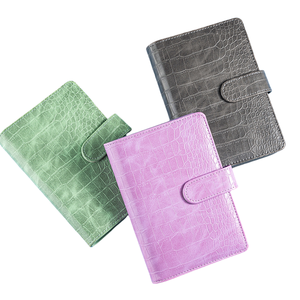 ขายดีสมุดโน๊ตหนังพียูหนังจระเข้ Binder A6จากเยอรมันสมุดจดแบบหลวม - Product Image 1
