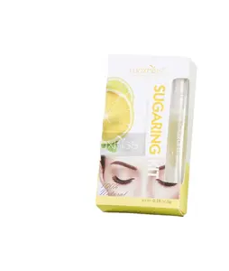 Kostenlose Probe Sugar Wax Paste Kit Augenbrauen enthaarung mittel mit Pre-Wax-Streifen und Wachspapier