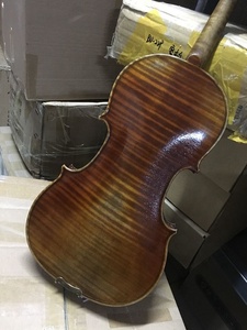 Sinomusik ไวโอลินโบราณมีไฟสีเมเปิ้ลสีเหลืองน้ำตาลเข้มทำด้วยมือระดับมาสเตอร์เลเวลเสียงดีเยี่ยม - Product Image 5