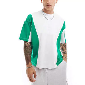 เสื้อยืดคอกลมขนาดใหญ่พิเศษผ่าข้างสำหรับยิมเสื้อยืดกีฬาแขนสั้นทรงหลวมโอเวอร์ไซส์ - Product Image 1