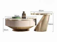 Salon Meubles Offre Spéciale Rock Dalle Moderne Ronde Table Basse Pour Le Salon Meubles