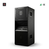 Enceinte Line Array 3 voies passive double 15 pouces 132dB 138dB 142dB SPL 45Hz-18KHz professionnelle 76kg pour concerts, tournées et location