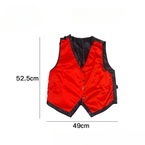 Gilet cambia colore-trucchi magici 4 cambi di colore (rosso rosa giallo verde), palcoscenico, fuoco, chiusura, accessori - Product Image 3