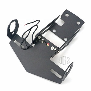 Support arrière de plaque d'immatriculation de moto avec support de montage de lumière LED pour <span class=keywords><strong>KAWASAKI</strong></span> <span class=keywords><strong>Z650</strong></span> <span class=keywords><strong>NINJA</strong></span> 650 accessoires - Product Image 6