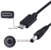 Kabel Pengisi Daya PD 9V 3.1 Tipe C ke DC 5521 5525 mm 20V 15V 9V 5V untuk Router WIFI 86