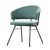 Chaise de salle à manger de qualité commerciale au design élégant pour salon, hall d'entrée et salle à manger