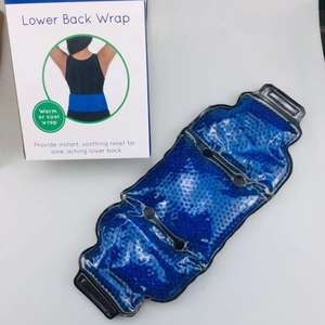 可冷冻和微波冷热压缩织物背部凝胶珠腰部凝胶冰袋缓解下背部疼痛 - Product Image 2