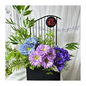 MeiYang 5 cabezas GuanYin crisantemo DKB boda flor de seda arreglos florales elegante corredor de pasillo Floral - Product Image 2