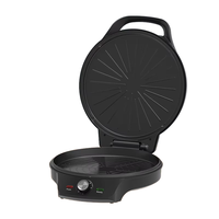 Gril électrique personnalisé de 12 pouces pour la maison poêle à crêpe ronde four à pizza portable machine à pizza automatique avec minuterie