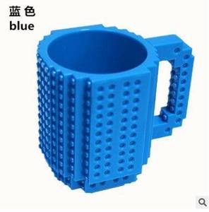 Taza de plástico de 350 ml para niños con juguete, regalo de bloques de construcción tipo Lego, rompecabezas de ladrillos para construir. - Product Image 4