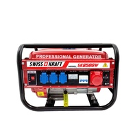 Generator Sk8500 8.5kva, Generator Bensin 7500W Daya Gaya Kraft Swiss, Generator Daya Tiga Fase