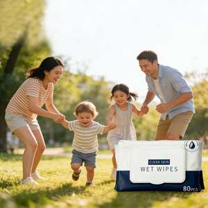 一次性无纺布湿巾 80片 柔软清洁湿巾 一次性清洁湿巾 - Product Image 5