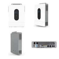 Onduleur solaire hybride MPPT biphasé 110V/220V 12KW à forte demande, compatible avec 6 unités en parallèle