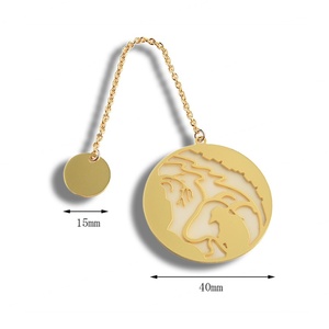 ที่คั่นหนังสือโลหะดีไซน์หรูหรา สลักลายตามสั่ง ยอดนิยม ขายดี - Product Image 2