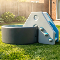Échelles de piscine gonflables pour piscines gonflables Drop Stitch DWF 4x2m 5x3m 6x3m, pour usage extérieur, OEM ODM, vente en gros
